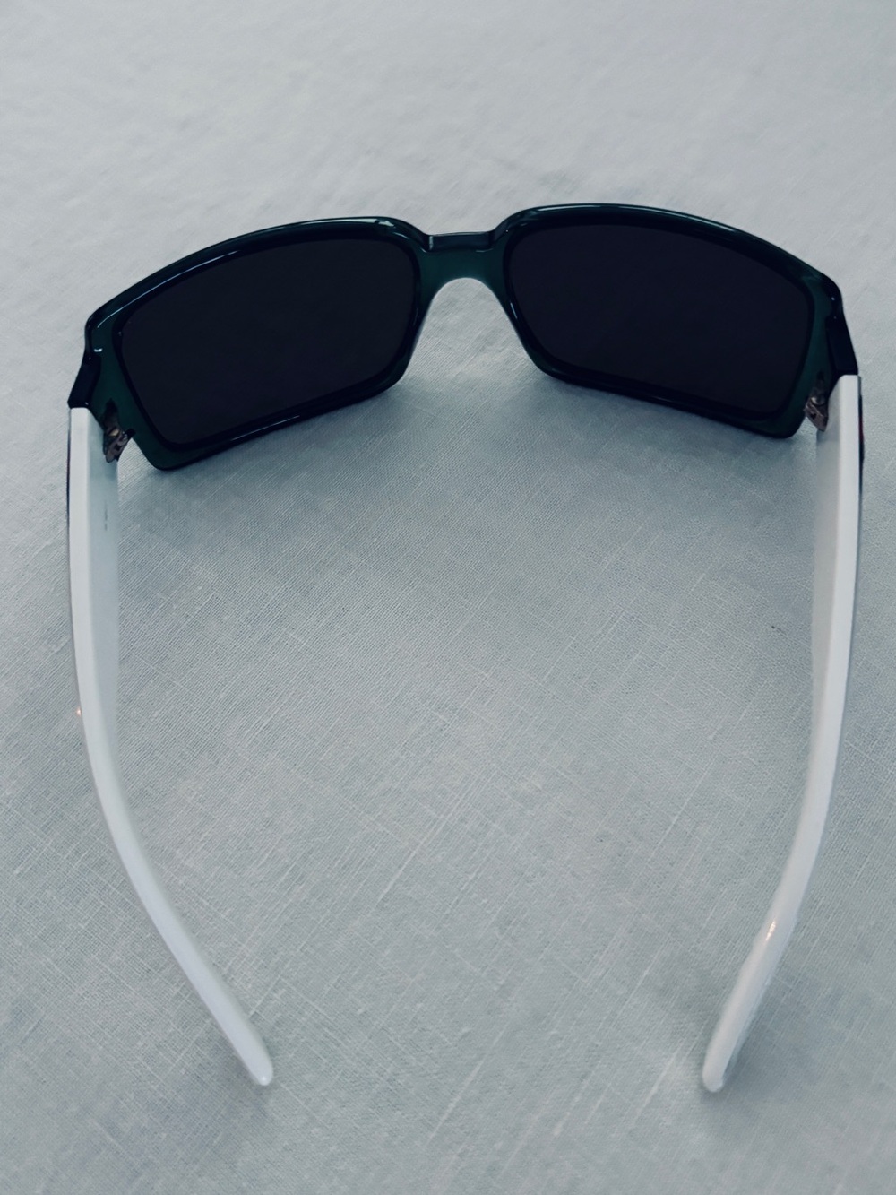 Gucci Web Sunglasses Green White Interlocking GG Logo Rectangular - Picture 3 of 5